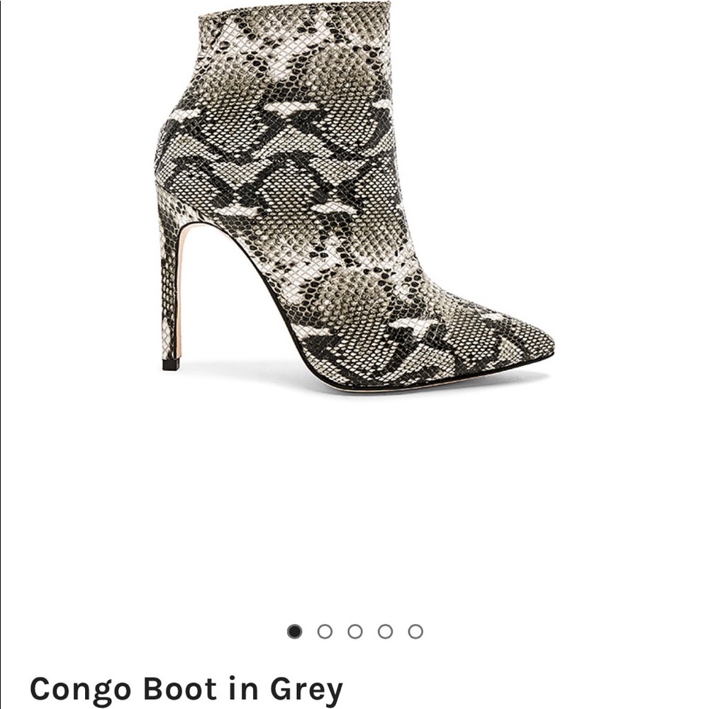 RAYE snakeskin booties CONGO